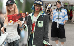 Fan "anh Long" không chất thì ai chất? SVĐ Mỹ Đình thành fashion week thật rồi!