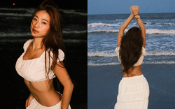 Louis Phạm khoe vòng eo bé xíu khó tin, không cần diện bikini nóng bỏng vẫn “flex” trọn vòng 3 “đốt mắt”