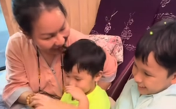 Sau 100 ngày của chồng, bà xã Quý Bình bất ngờ đưa 2 con trai đi làm điều này