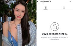 Hoa hậu Lam Cúc bất ngờ khoá sạch mạng xã hội