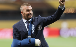 "Thương binh" David Beckham đến sân cổ vũ Inter Miami và Messi