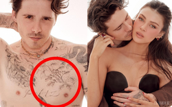 Con trai Beckham ẩn hình xăm “mama’s boy”, chính thức chọn về “phe” vợ?