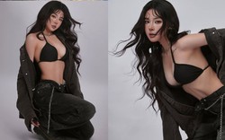 Bạn gái "trâm anh thế phiệt" của cầu thủ Văn Thanh tung hình ảnh nóng bỏng: Ai tin nổi từng nặng 70kg?