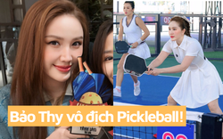 Bảo Thy bất ngờ vô địch Pickleball chỉ sau 1 tháng "nhập môn": Visual công chúa chiếm trọn spotlight!