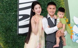 Chu Thanh Huyền hóa cô dâu, Quang Hải bảnh bao như chú rể trong tiệc thôi nôi xa hoa loá mắt của con trai