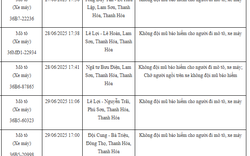 100 xe có biển số sau nhanh chóng nộp phạt nguội theo Nghị định 168: Nhiều trường hợp vi phạm lỗi với mức phạt lên tới 20 triệu đồng