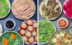 Mẹ đảm gợi ý 30 mâm cơm nhà ngon, đẹp mà không trùng lặp món nào