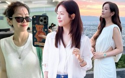 Không phải Song Hye Kyo, nữ diễn viên 43 tuổi này mới là "cao thủ" mặc đồ trắng
