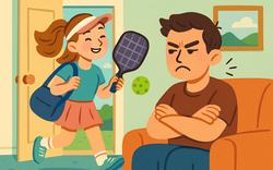 "Bộ lọc" những ông chồng EQ cao khi vợ bỏ việc nhà đi đánh pickleball: Ngược lại là cãi nhau ngay!