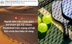 Fanpage Thông tin Chính phủ cảnh báo hội nhóm pickleball lừa đảo, người phụ nữ bị lừa 2,1 tỷ đồng