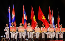 Lễ khai mạc giải bóng đá Công an - Cảnh sát ASEAN mở rộng 2025 đẳng cấp như Asian Cup