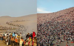 Không phải kiến, đây là biển người chen chúc nhau chỉ để chứng kiến cảnh tượng “nghẹt thở” tại Trung Quốc