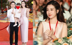 Đỗ Mỹ Linh xinh xuất sắc bên chồng - Chủ tịch Hà Nội FC và ái nữ, khí chất dâu hào môn "tràn màn hình"
