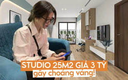 Chủ nhà “hét giá” 3 tỷ cho căn studio 25m2 ở Hà Nội, tìm nhà 2 tỷ thì: “Họ bảo lên trời mà mua”