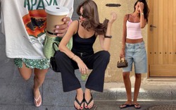 Không chỉ để đi biển, dép tông đang "xưng vương" hè này với rất kiểu mix đồ đẹp!