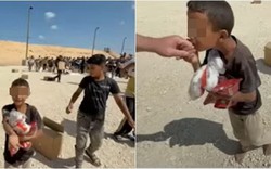 Cậu bé Gaza đi bộ 12km để nhận đồ cứu trợ, hôn tay cảm ơn nhưng bị bắn tử vong ngay sau đó