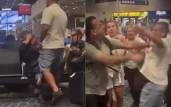 Phẫn nộ vụ khách nam hành hung một phụ nữ ở sân bay