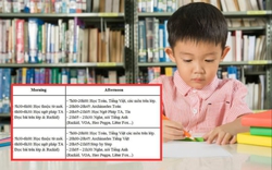 Lan truyền 1 thời khoá biểu của học sinh tiểu học khiến cha mẹ cũng "choáng": Nuôi dạy trẻ em hay là... robot?