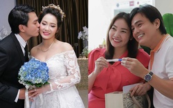 Vợ chồng sao nam Vbiz cưới nhau 9 năm mới mang bầu, tình cảm mặn nồng ai cũng ngưỡng mộ