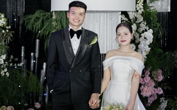 Ảnh nét căng: Tuyển thủ Việt Nam cưới hotgirl ngân hàng, chồng Đỗ Mỹ Linh, Quang Hải, Duy Mạnh nô nức dự cưới