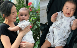 Chú bé Panda nhà MC Mai Ngọc chưa được 5 tháng đã "trộm vía" nặng gần 9kg, hội các cô các dì thi nhau vào xin vía