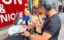 CSGT TP HCM sẽ thu tiền nộp phạt bằng mã QR code trực tiếp trên đường