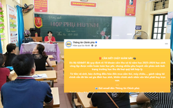 NÓNG: Trang Thông tin Chính phủ "đang nắm trong tay nhiều ảnh, email phụ huynh gửi" về vấn đề lạm thu!