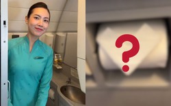 Nữ tiếp viên Vietnam Airlines làm món quà độc lạ trong buồng vệ sinh khiến ai cũng “không nỡ xài"