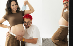 Bộ ảnh “cưng xỉu” của cặp Anh tài Vbiz và vợ kém 13 tuổi, mẹ bầu khoe dáng đỉnh miễn bàn!