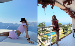 Lisa “đốt mắt” fan với loạt ảnh nghỉ dưỡng: Diện yếm hồng khoe vòng eo con kiến cực nóng bỏng