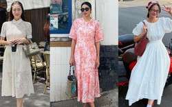 Tham khảo 10 set váy mùa thu trẻ xinh mãn nhãn từ sao Việt