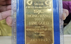 Chiều 6-9, giá vàng miếng SJC trên thị trường tự do giảm nhanh