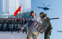 Toàn cảnh Lễ xuất quân và màn diễn tập hoành tráng bảo vệ an ninh Đại hội XIV tại Mỹ Đình