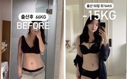 Thiên thần nội y Hàn Quốc giảm 15kg sau sinh, về dáng thon thả với hành trình ăn kiêng dễ thở