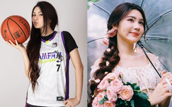 Hạt Dẻ xinh đẹp, tràn đầy khí chất "nàng thơ bóng rổ", cả nhà MC Quyền Linh kéo vào cổ vũ cực đáng yêu