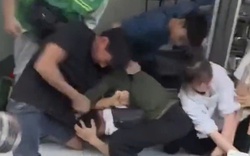 Xô xát giữa hai nhóm người cạnh trụ sở tạm thời của UBND tỉnh Khánh Hòa