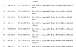 618 chủ xe có biển số sau nhanh chóng nộp phạt nguội theo Nghị định 168: Vi phạm cùng 1 lỗi có mức phạt lên tới 22 triệu đồng