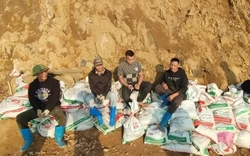 Truy quét nhóm người khoét núi khai thác vàng trái phép ở Phú Thọ