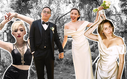 1 chiếc váy cưới, 2 cuộc tình 10 năm tan vỡ: Tóc Tiên giống Miley Cyrus đến ngỡ ngàng