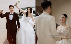 Hotgirl bắn cung Ánh Nguyệt tung bộ ảnh cưới ngọt ngào bên tay vợt cầu lông Lê Đức Phát, "happy ending" cho chuyện tình Olympic