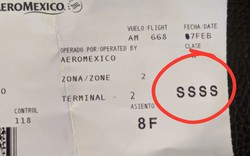 Ký hiệu "SSSS" đáng sợ trên thẻ lên máy bay: Vì sao không ai mong muốn nhìn thấy dòng chữ này?