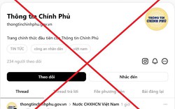 Fanpage Thông tin Chính phủ cảnh báo khẩn