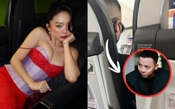 Touliver lặng lẽ xem ảnh Tóc Tiên suốt chuyến bay