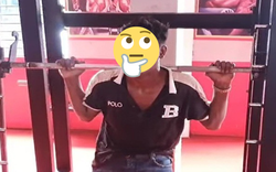 Vào phòng gym trộm đồ, nam thanh niên bị ép tập đến ná thở, khóc lóc van xin