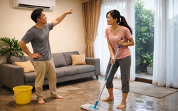 Chồng bảo có điều hòa rồi mua máy hút ẩm phí tiền, tôi chỉ hỏi: “Anh có phải lau nhà ngày 3 lần không?”