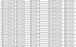 Tất cả chủ xe máy trong danh sách sau nhanh chóng nộp phạt nguội theo Nghị định 168