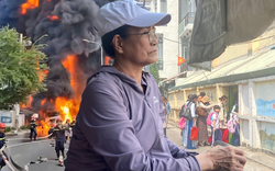 Xe bồn chở xăng bốc cháy ở TP.HCM khiến 700 nhà dân mất điện, nhân chứng hoảng loạn: “Ra là không thấy gì hết, chỉ biết đâm đầu chạy”