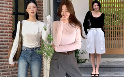 Trời ấm là phải mặc ngay áo thun dài tay với 5 công thức siêu trẻ