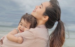 Hoàng My một mình nuôi con