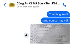 Học sinh nhờ "chú công an" giải đề thi và cái kết: Page Công an xã nhận "bão tin nhắn"